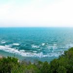Кайт пляж Таиланд Пак Нам Пран фото с Горы Каокалок